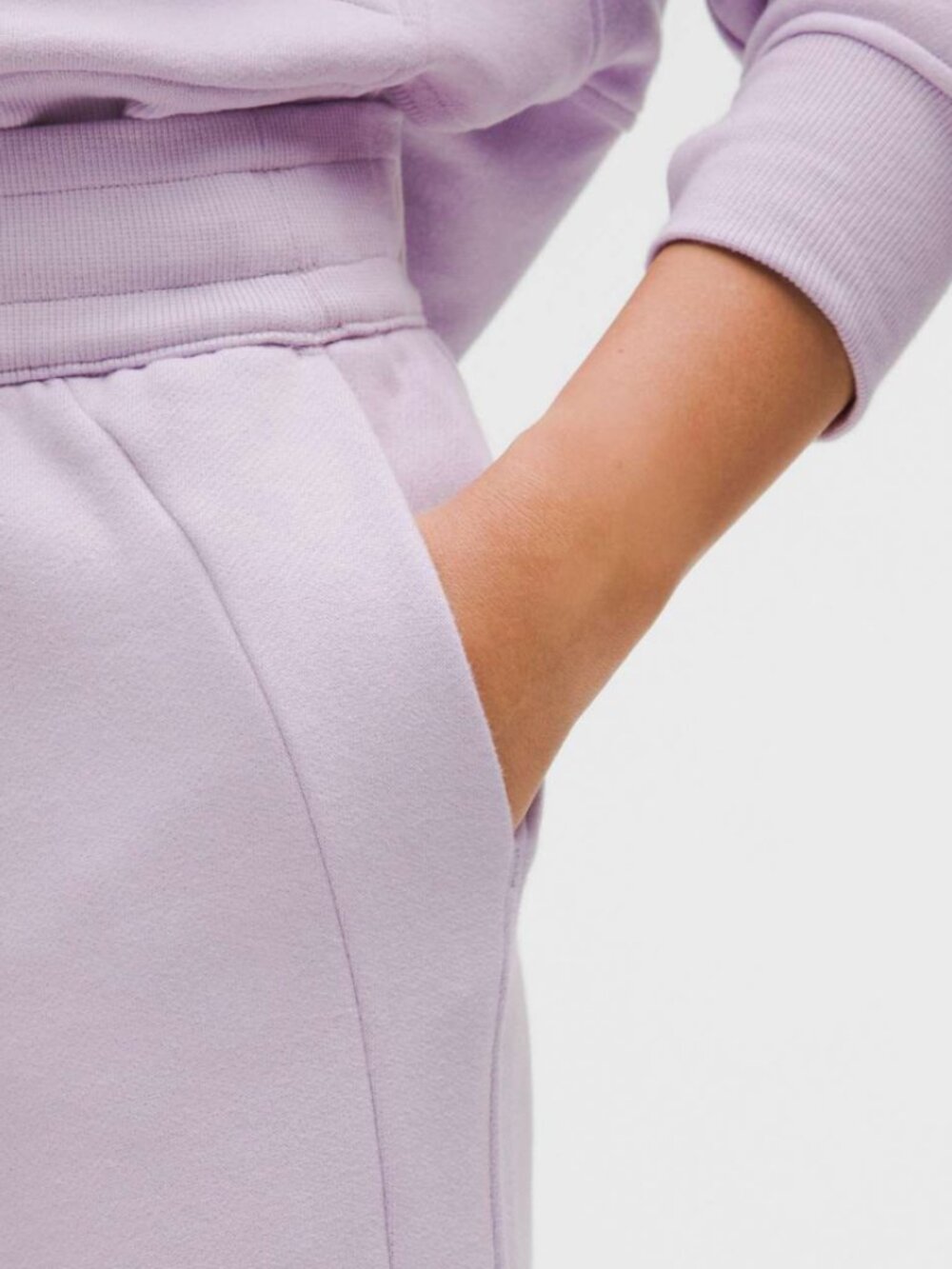 Lululemon Scuba Mid-Rise Wide-Leg Pant Regular Lilac Ether - Picture 5 of 5